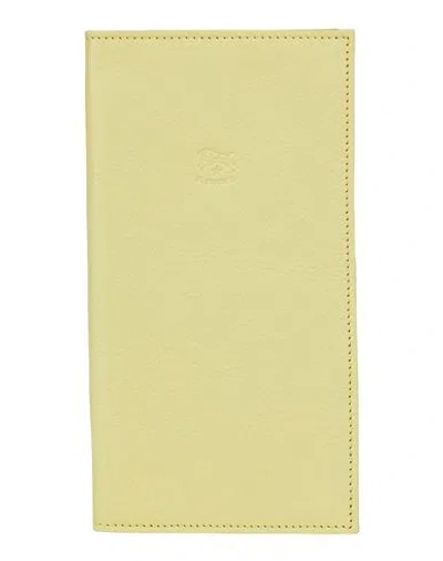 Il Bisonte Woman Document Holder Yellow Size - Cowhide