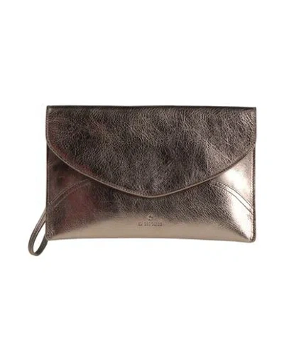 Il Bisonte Woman Handbag Bronze Size - Leather In Yellow