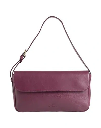 Il Bisonte Woman Handbag Burgundy Size - Leather In Red
