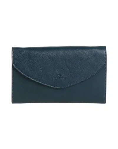 Il Bisonte Woman Handbag Midnight Blue Size - Leather