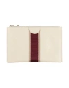 Il Bisonte Woman Pouch Ivory Size - Leather In White