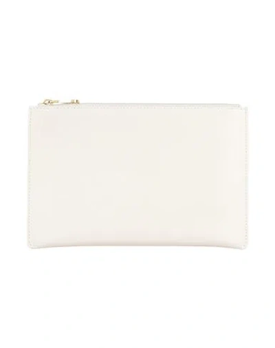 Il Bisonte Woman Pouch Off White Size - Leather In Off White