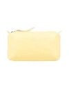 Il Bisonte Woman Pouch Pastel Yellow Size - Leather