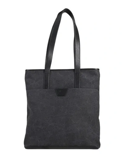 Il Bisonte Woman Shoulder Bag Black Size - Textile Fibers, Leather