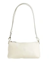 Il Bisonte Woman Shoulder Bag Ivory Size - Leather In White