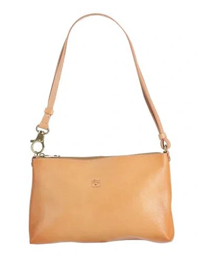 Il Bisonte Woman Shoulder Bag Mandarin Size - Cowhide