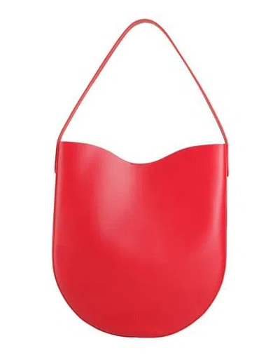 Il Bisonte Woman Shoulder Bag Red Size - Leather In Red