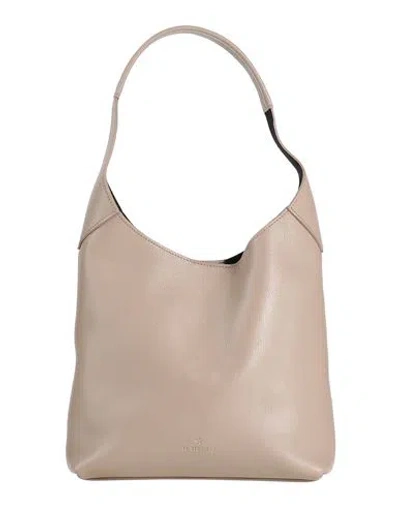 Il Bisonte Woman Shoulder Bag Taupe Size - Leather