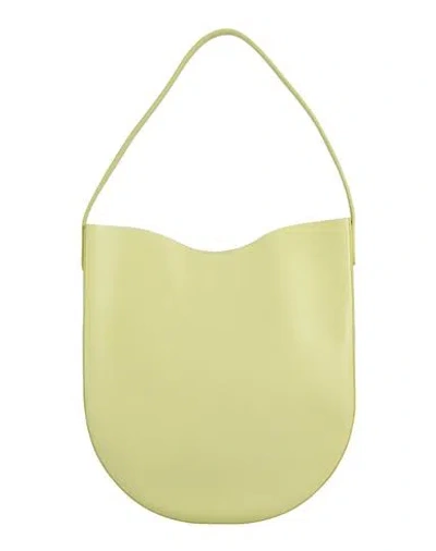 Il Bisonte Woman Shoulder Bag Yellow Size - Leather In Yellow