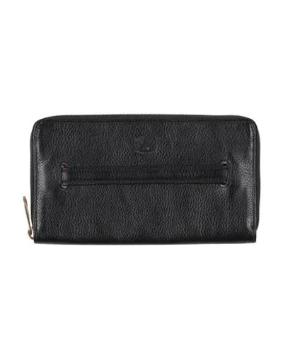 Il Bisonte Woman Wallet Black Size - Cowhide