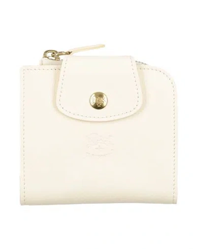 Il Bisonte Woman Wallet Cream Size - Leather In White