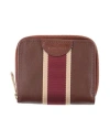 Il Bisonte Woman Wallet Dark Brown Size - Leather, Textile Fibers In Brown