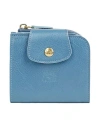 Il Bisonte Woman Wallet Slate Blue Size - Leather