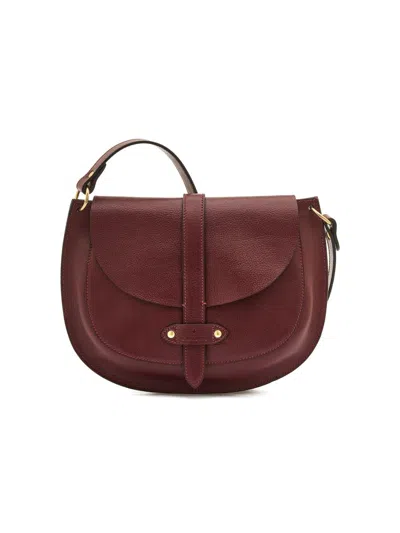 Il Bisonte Women's Archivio Leather Saddle Bag In Red