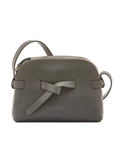 Il Bisonte Women's Elisa Leather Crossbody Bag In Gray
