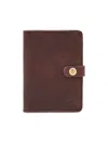 Il Bisonte Women's Medium Platino Leather Wallet In Caffe