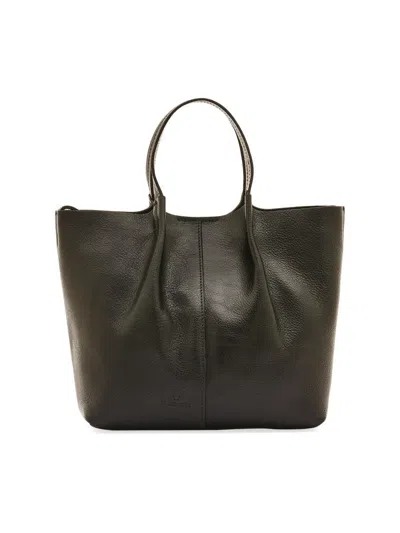 Il Bisonte Women's Nina Leather Tote Bag In Black