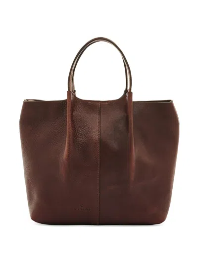 Il Bisonte Women's Nina Leather Tote Bag In Brown