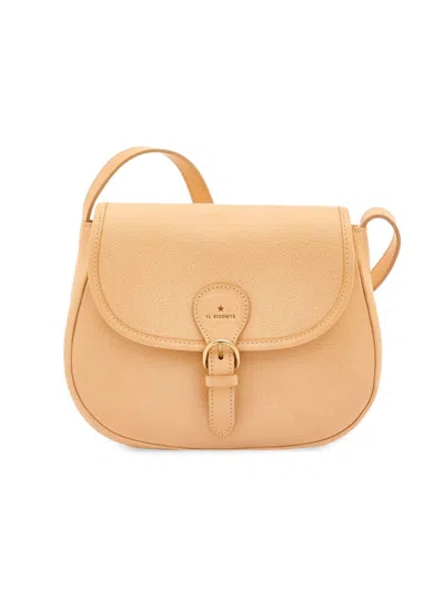 Il Bisonte Women's Novec Leather Crossbody Bag In Naturale