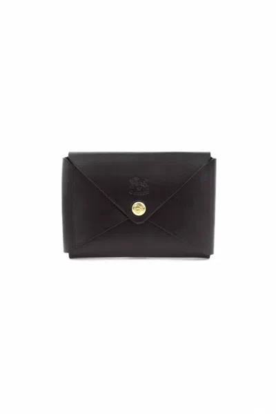 Il Bisonte Women's Sovana Mini Card Case In Black