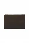 Il Bisonte Women's Zip Wallet In Black In Black