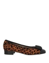 Il Borgo Firenze Woman Ballet Flats Camel Size 8 Leather In Sand