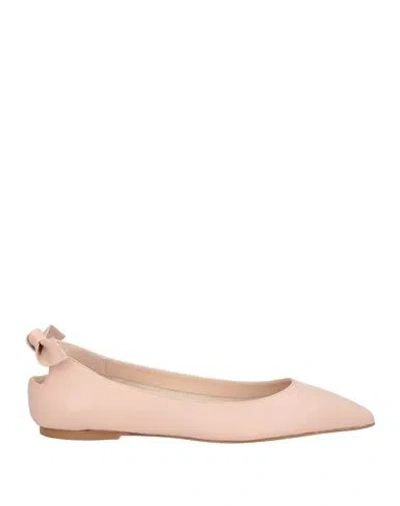 Il Borgo Firenze Woman Ballet Flats Light Pink Size 7.5 Leather