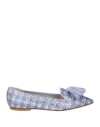 Il Borgo Firenze Woman Loafers Lilac Size 7.5 Textile Fibers