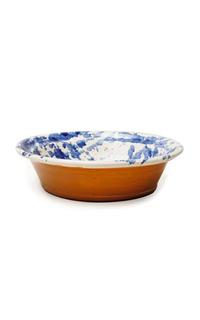 Il Buco Vita Montegranaro Large Splatterware Serving Dish In Blue