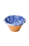 Il Buco Vita Montegranaro Small Splatterware Mixing Bowl In Blue