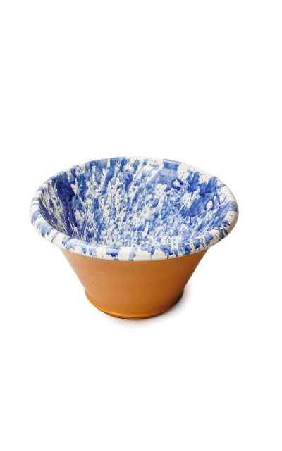 Il Buco Vita Montegranaro Splatterware Basin In Blue