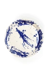 Il Buco Vita Montegranaro Splatterware Dinner Plate In Blue