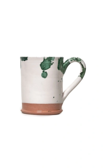 Il Buco Vita Montegranaro Splatterware Mug In Green