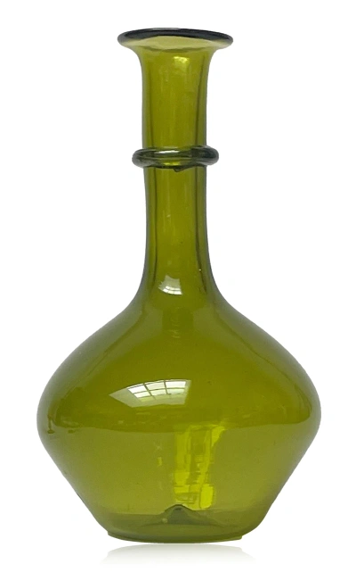 Il Buco Vita Pienza Glass Decanter In Dark Green