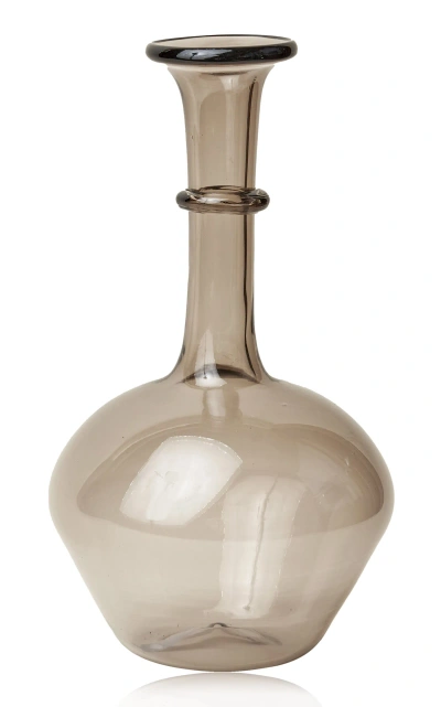 Il Buco Vita Pienza Glass Decanter In Grey