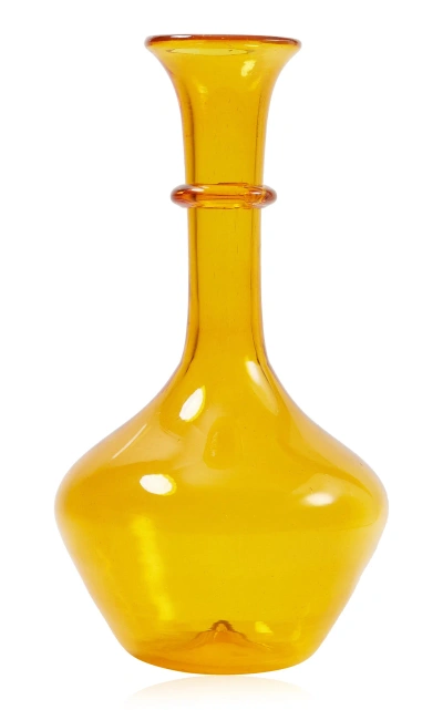 Il Buco Vita Pienza Glass Decanter In Orange