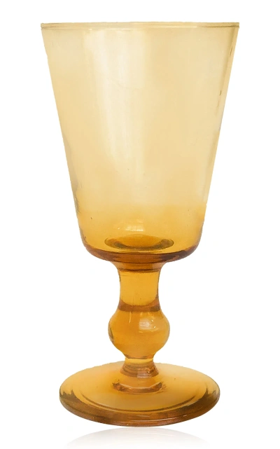 Il Buco Vita Pienza Glass Goblet In Orange