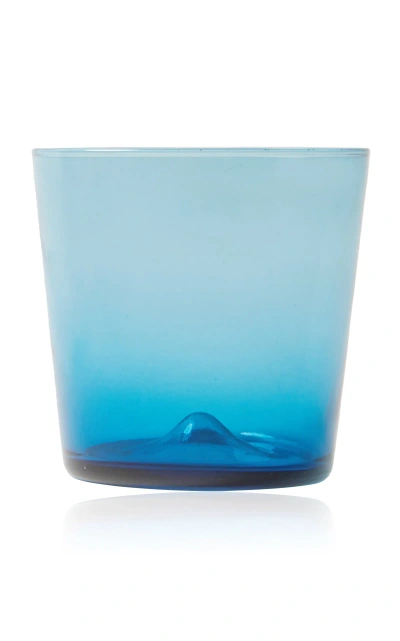 Il Buco Vita Pienza Glass Tumbler In Blue