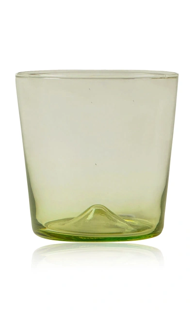 Il Buco Vita Pienza Glass Tumbler In Dark Green