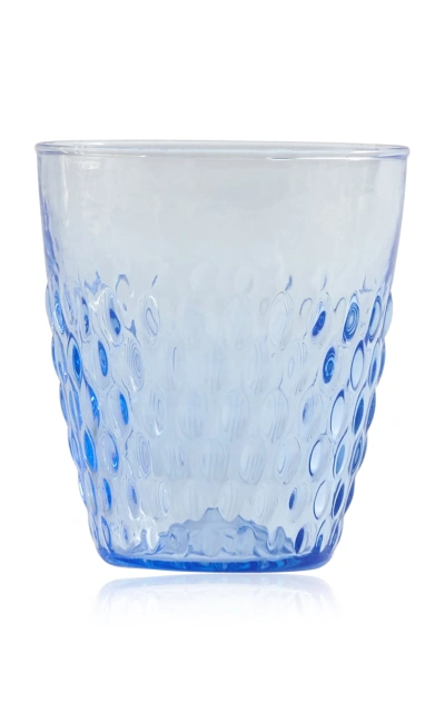 Il Buco Vita Pienza Glass Tumbler In Light Blue