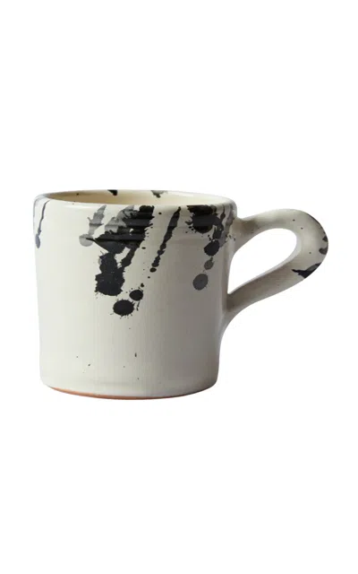Il Buco Vita - X Leanne Ford Montegranaro Splatterware Mug - Black/white In Black,white