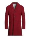 Il Cappottino Man Coat Red Size 44 Wool