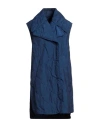 Il Cappottino Woman Overcoat & Trench Coat Navy Size 8 Polyamide, Polyester In Navy Blue