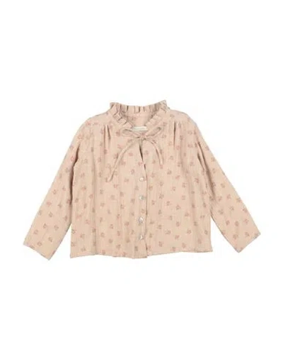 Il Circo Di Olivia Babies'  Toddler Girl Shirt Beige Size 6 Cotton In Neutral