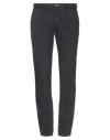 Il Drop Man Pants Charcoal Size 30 Cotton, Elastane In Grey