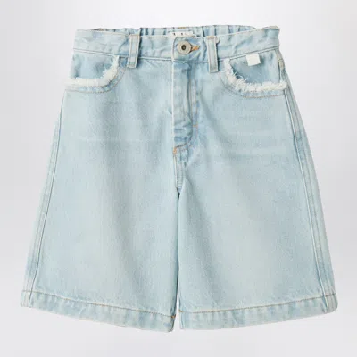 IL GUFO IL GUFO LIGHT BLUE DENIM BERMUDA