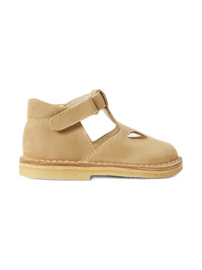 Il Gufo Babies' Suede Sandals In Neutral