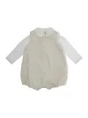 Il Gufo 2 Pezzi T-shirt+salopette In Neutral