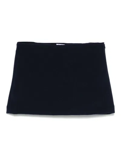 Il Gufo Kids' A-line Mini Skirt In Blue