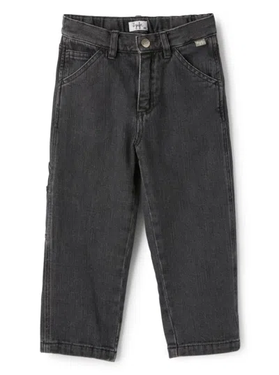 IL GUFO GREY FIVE-POCKET STYLE JEANS IN DENIM BOY